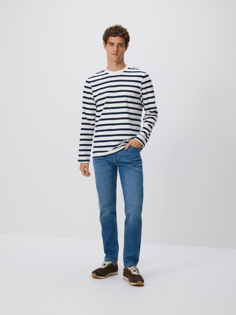 Τζιν παντελόνι slim fit - μπλε τζιν - RESERVED - 2