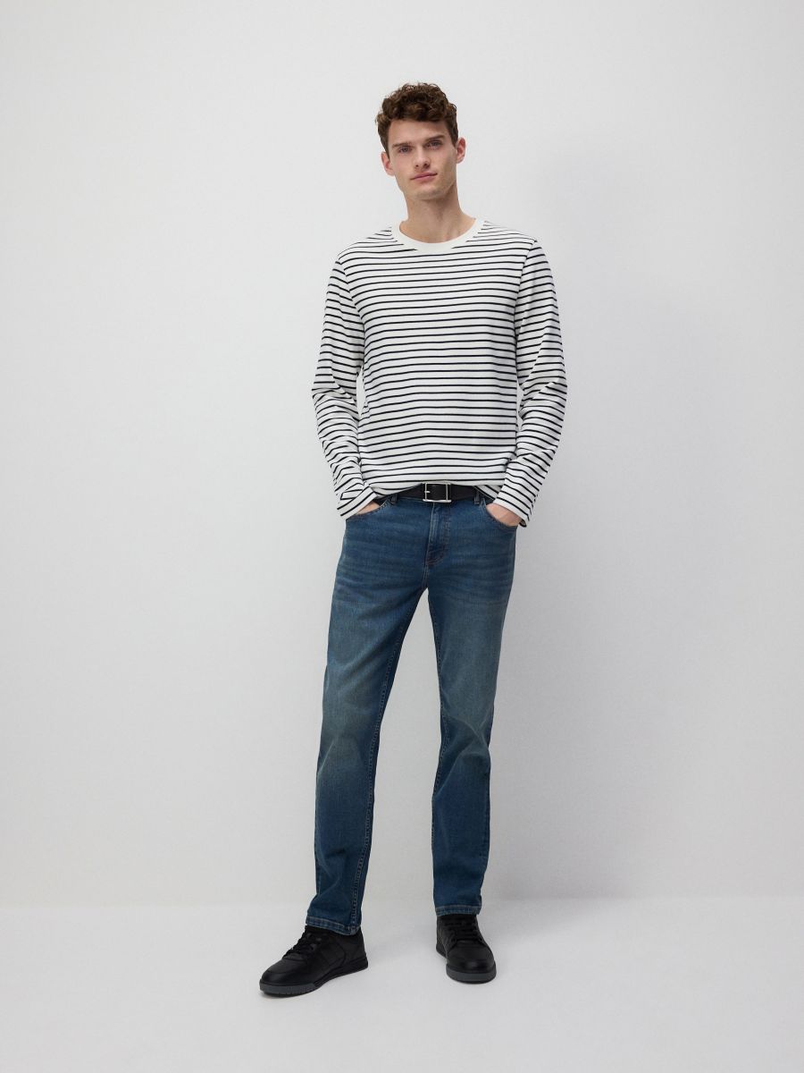 Джинси slim fit - indigo jeans - RESERVED