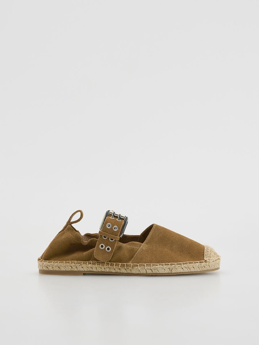 Leather espadrilles - beige - RESERVED