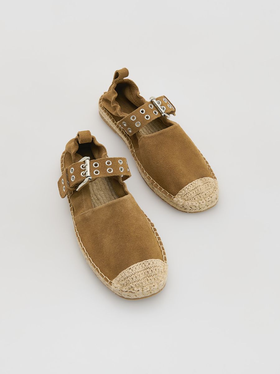 Espadrillas in pelle - beige - RESERVED - 2