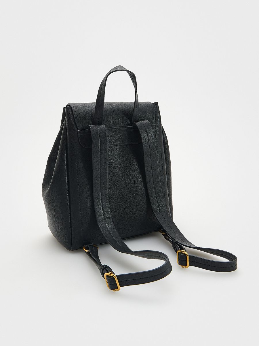 Backpack with drawstrings - black - RESERVED - 3