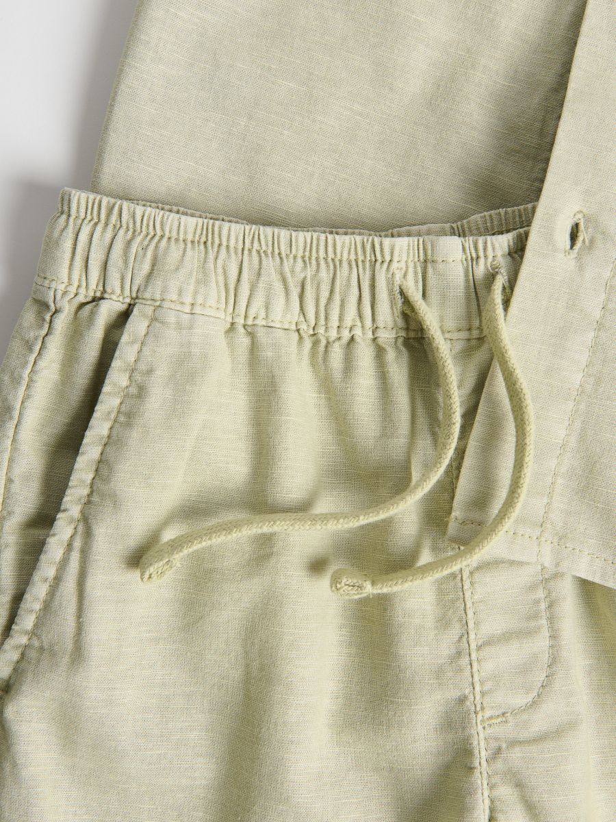Linen set - light olive - RESERVED - 3