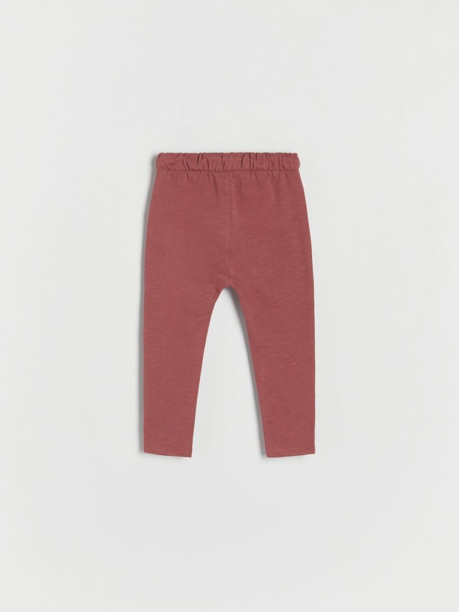 Sweatpants with patch - maroon - RESERVED - 3