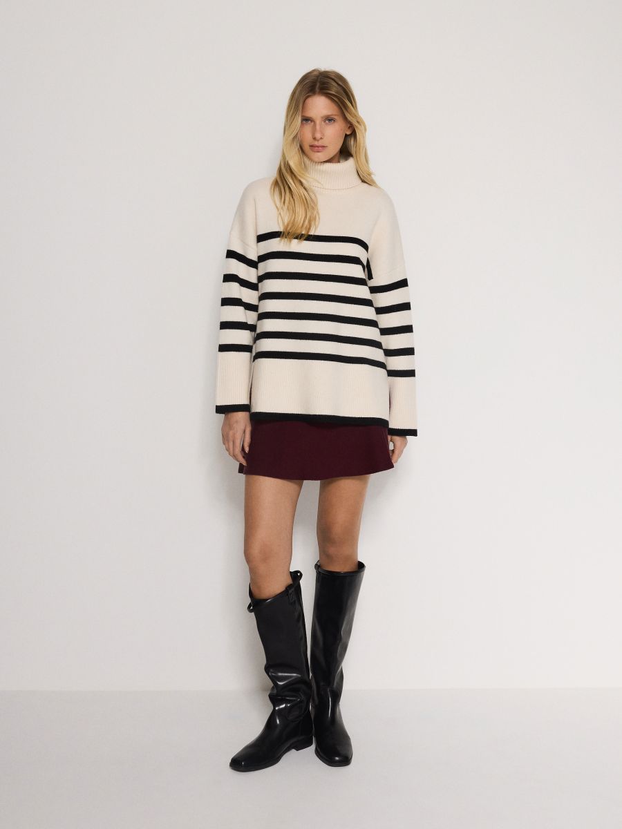 Rollkragenpullover - bunt - RESERVED - 2