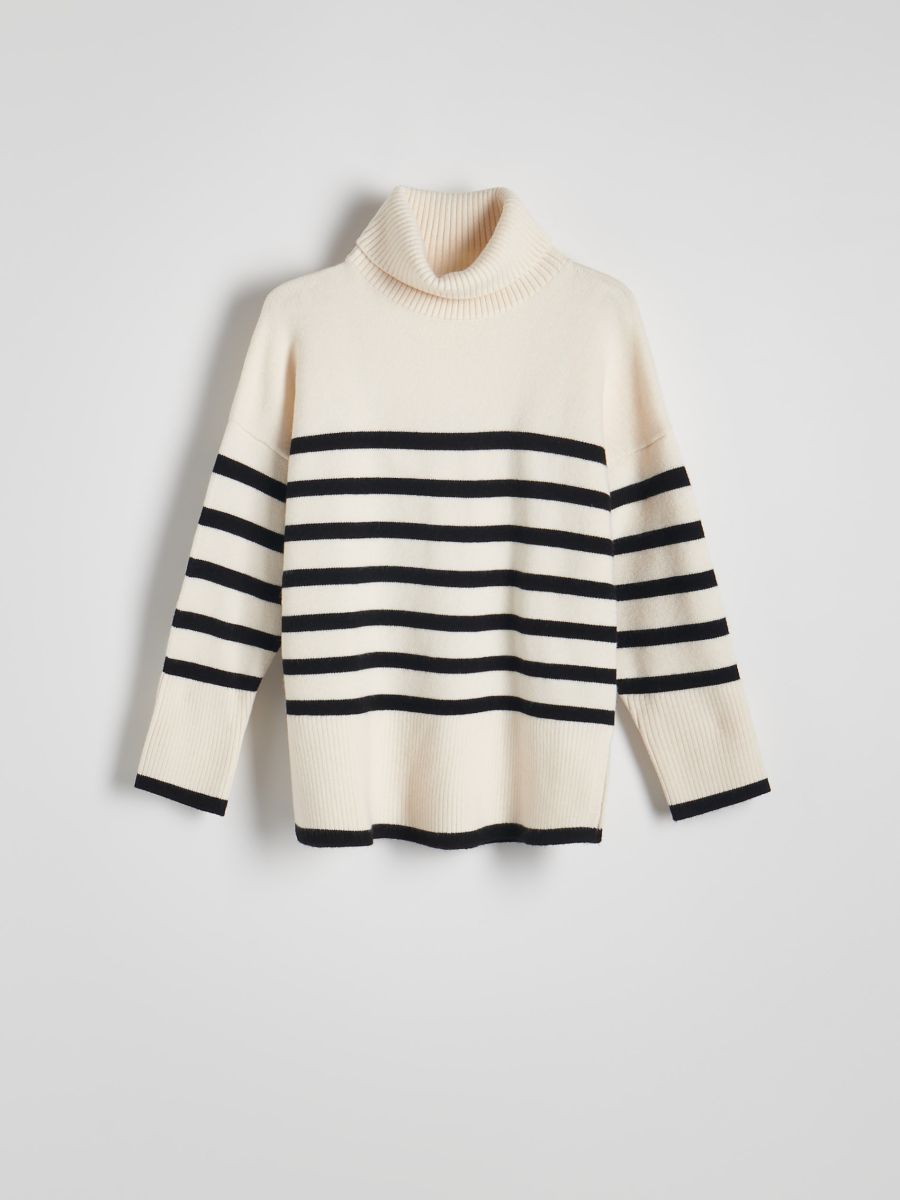 Turtleneck jumper - multicolor - RESERVED - 5