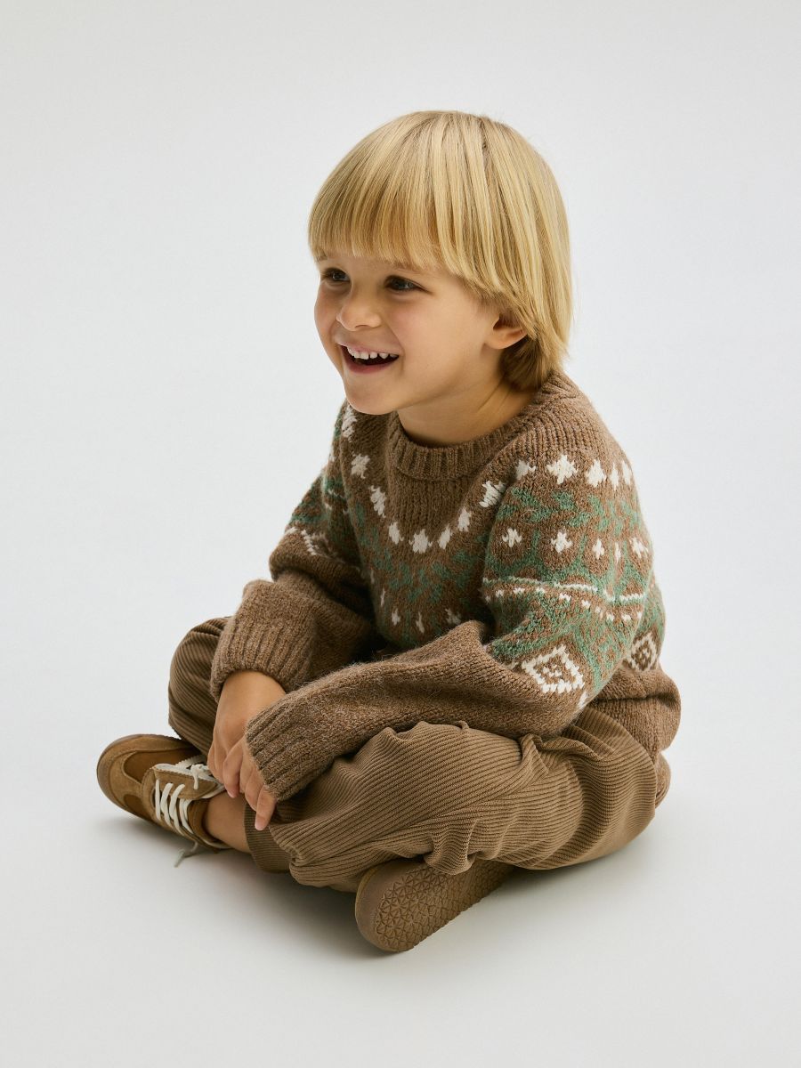 Patterned jumper - brown - RESERVED - 4