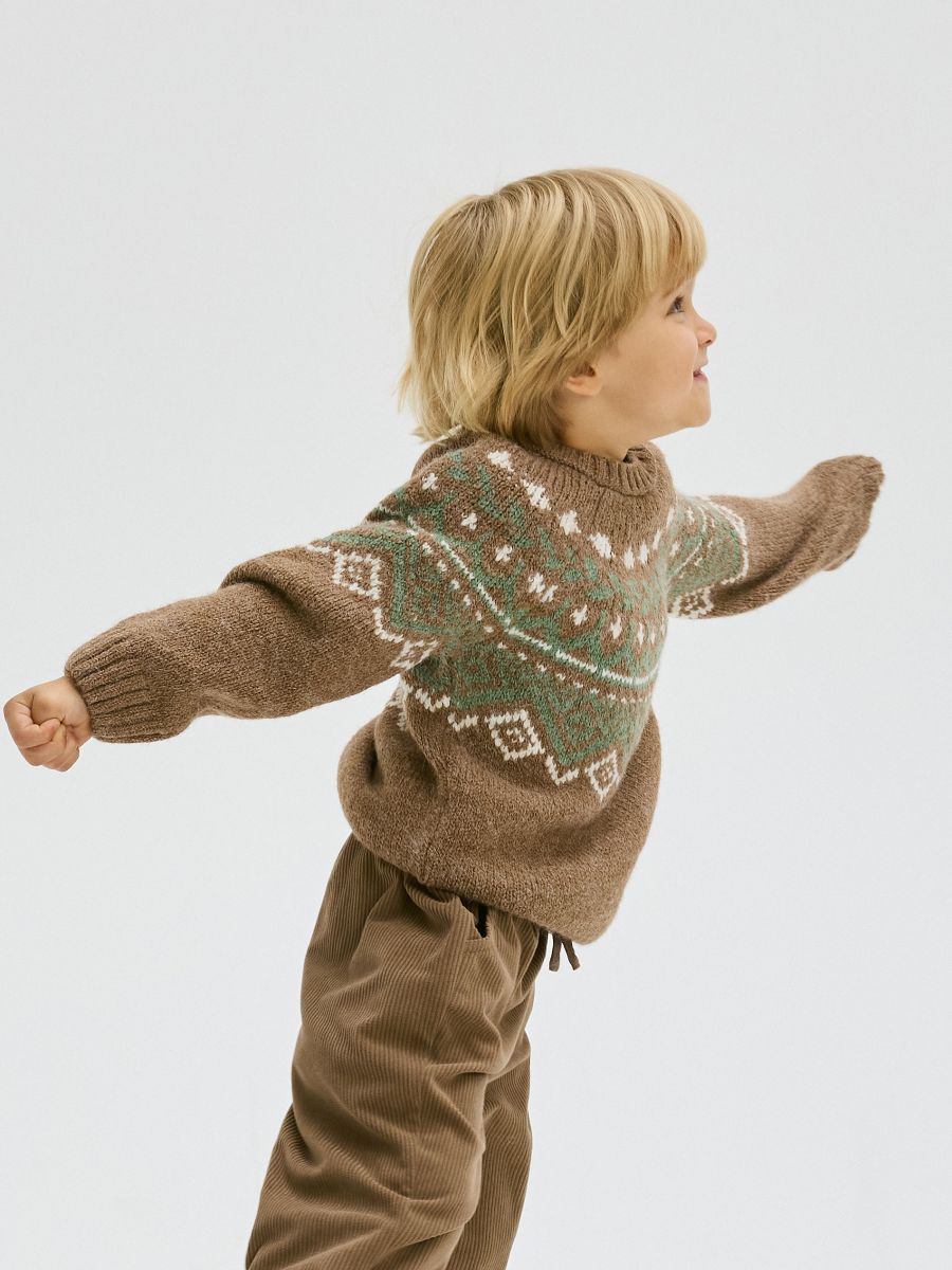 Patterned jumper - brown - RESERVED - 5