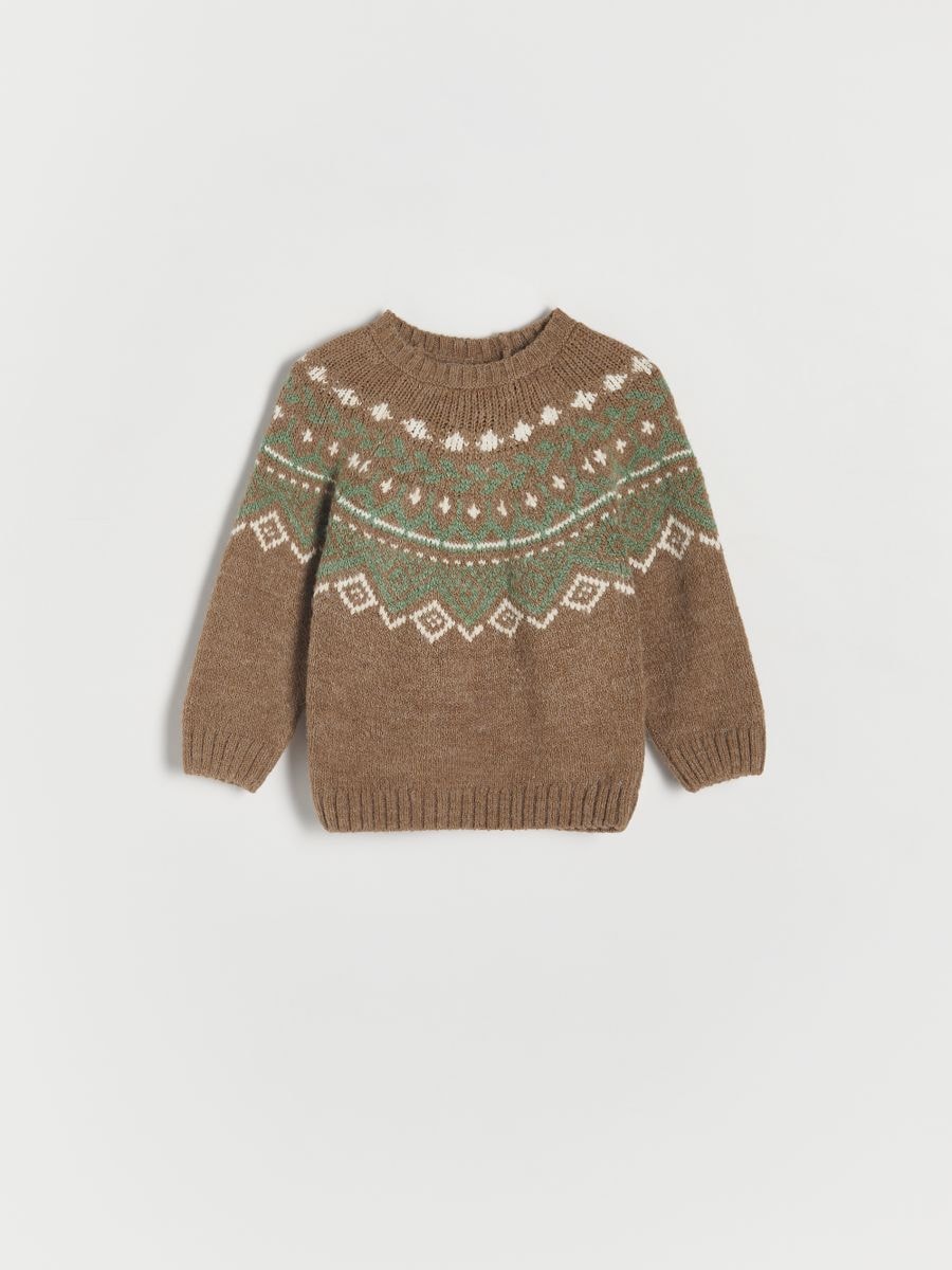 Patterned jumper - brown - RESERVED - 2