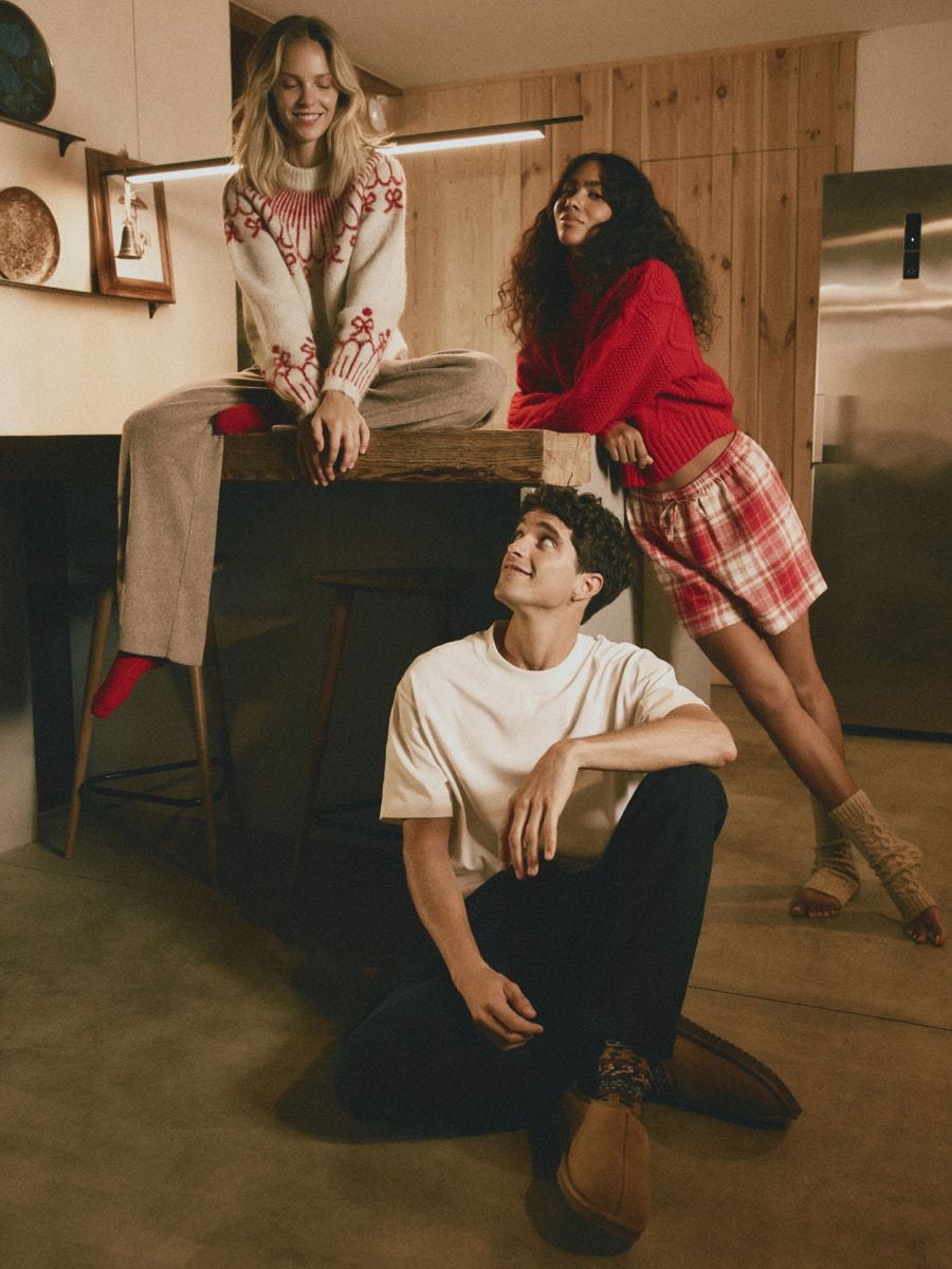 Patterned jumper - beige - RESERVED