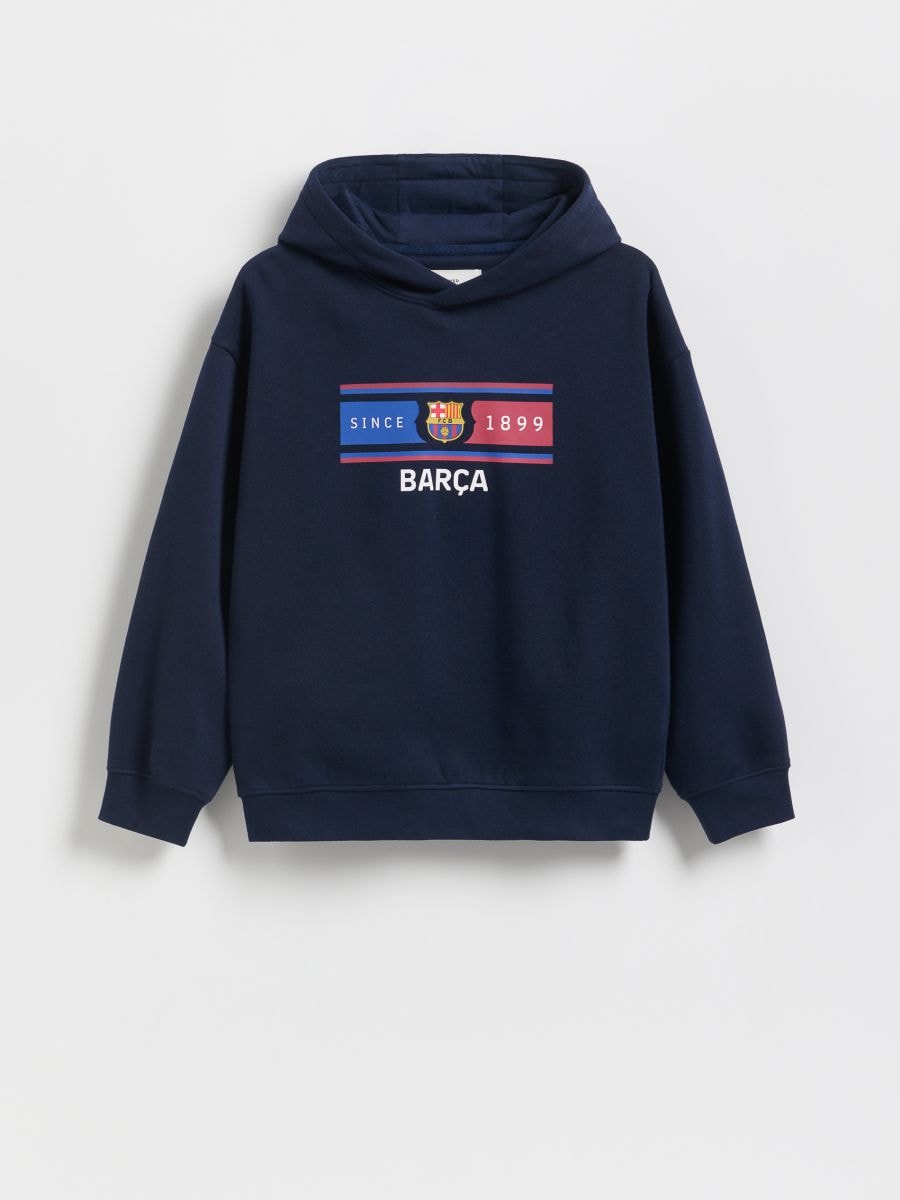 Bluza FC Barcelona - granatowy - RESERVED