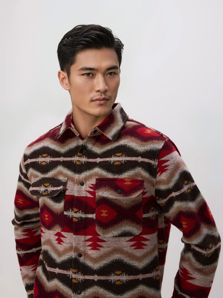 Gemustertes Hemd Comfort Fit - bunt - RESERVED