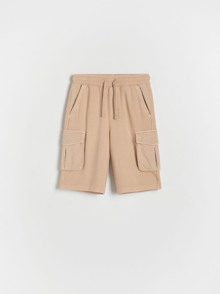 Strukturelle cargoshorts - hvedefarve - RESERVED - 2