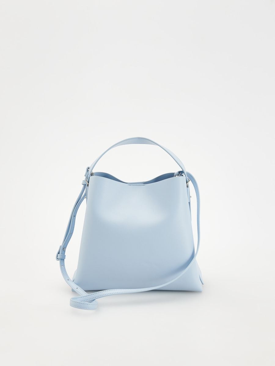 Crossbody torba s ručkom - steel blue - RESERVED - 2