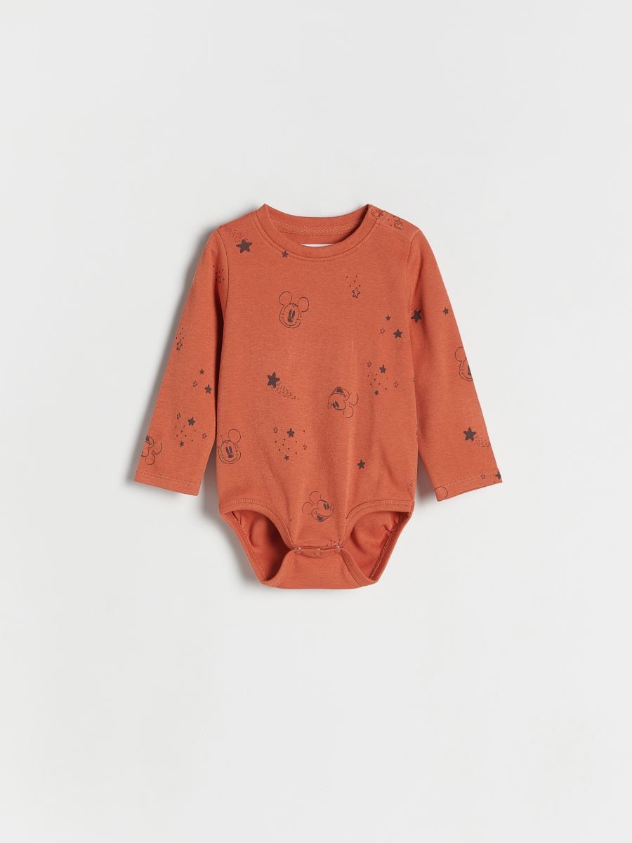 Body aus Baumwolle Mickey Mouse, 2er-Pack - creme - RESERVED - 3