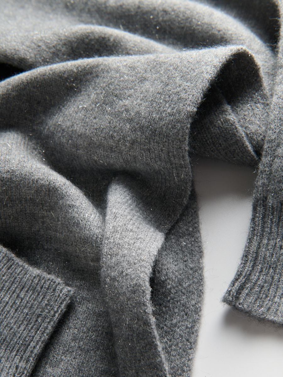 Plain jumper - mid grey - RESERVED - 6