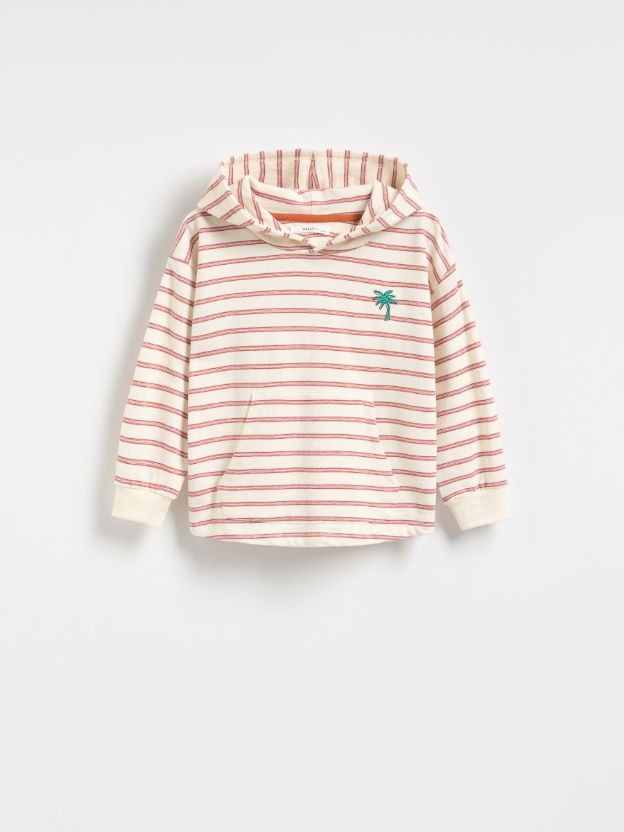 Stripe long sleeve T-shirt - cream - RESERVED