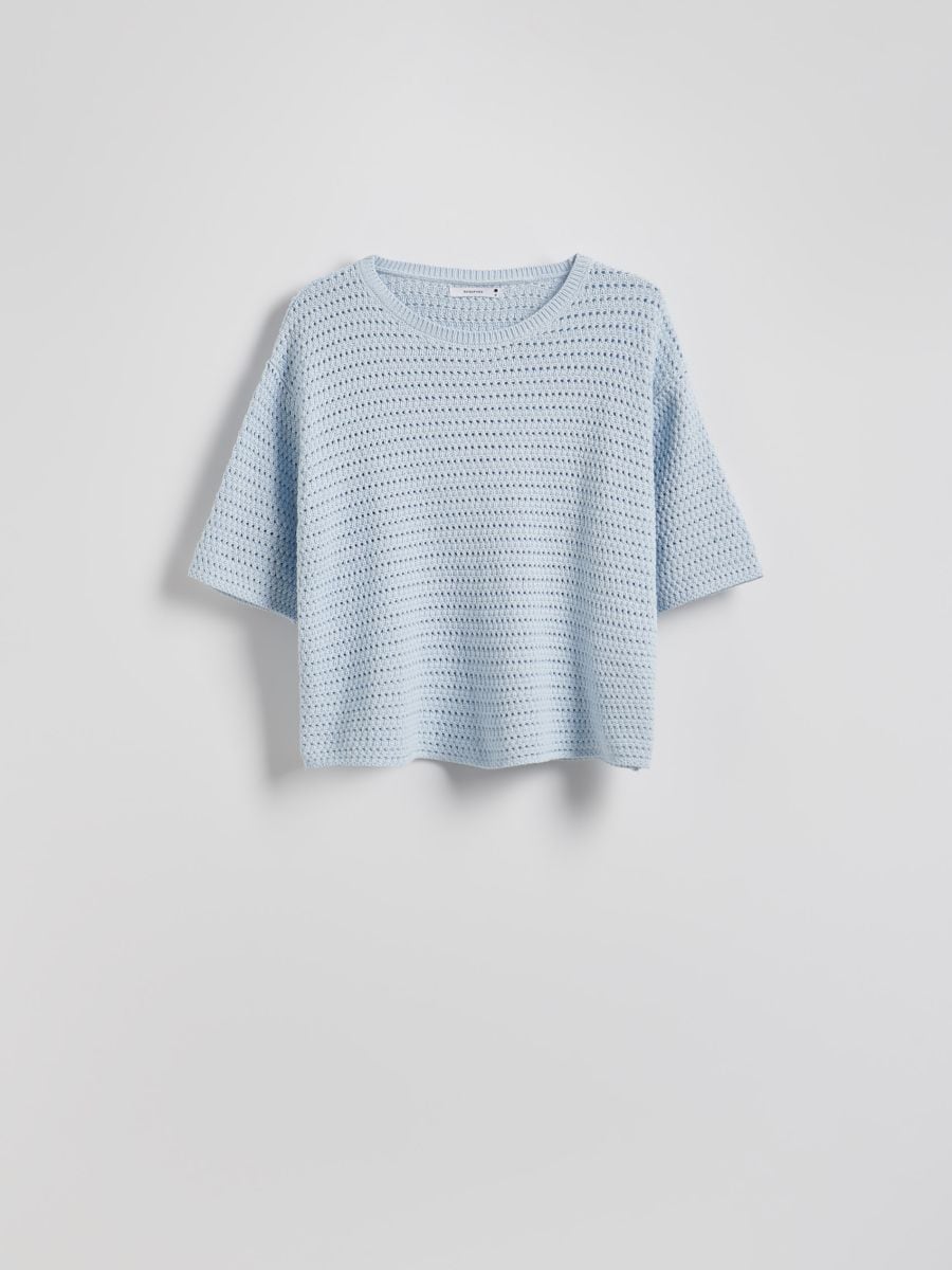 LADIES` BLOUSE - pale blue - RESERVED - 5