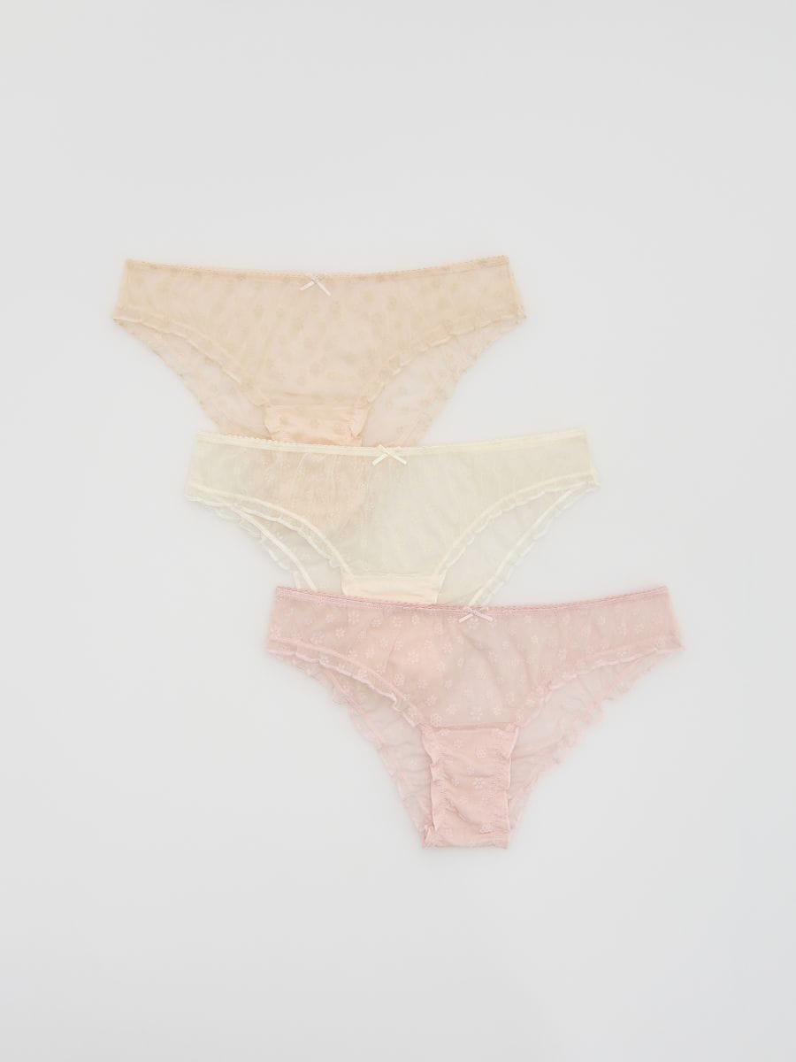 Bikini panties 3 pack - nude - RESERVED