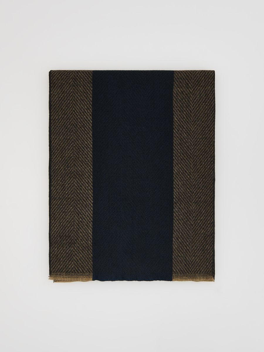 Viscose blend scarf - multicolor - RESERVED