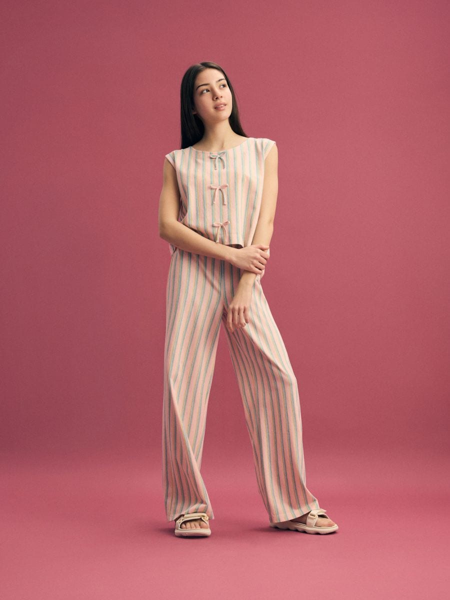 Stripe trousers - multicolor - RESERVED - 3