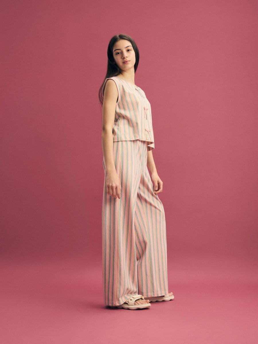 Stripe trousers - multicolor - RESERVED - 4