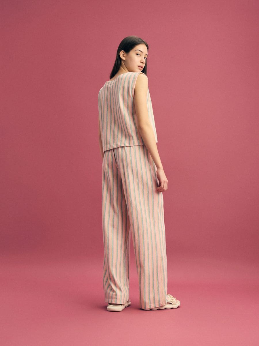 Stripe trousers - multicolor - RESERVED - 5