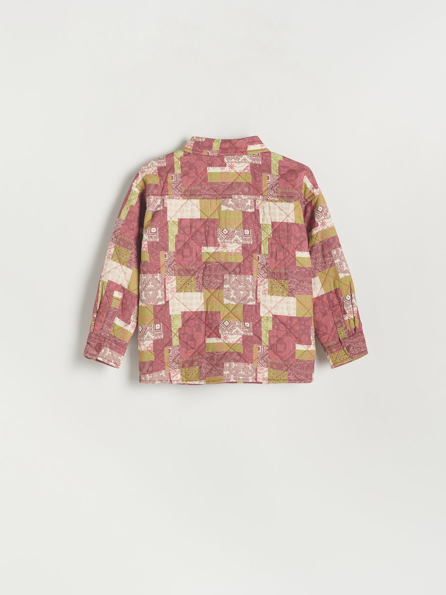Oriental pattern shacket - mustard - RESERVED - 3