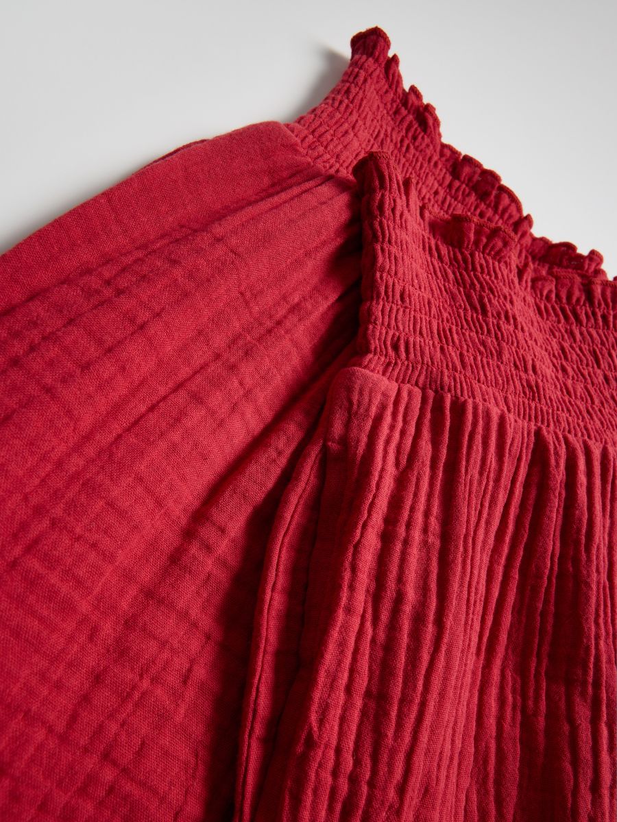 Muslin shorts - spicy red - RESERVED - 6