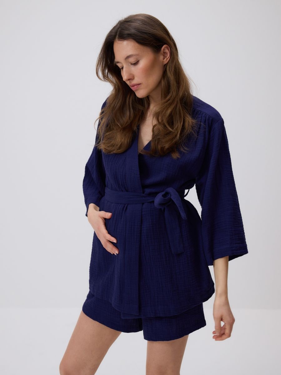 Muslin shorts - navy - RESERVED - 6