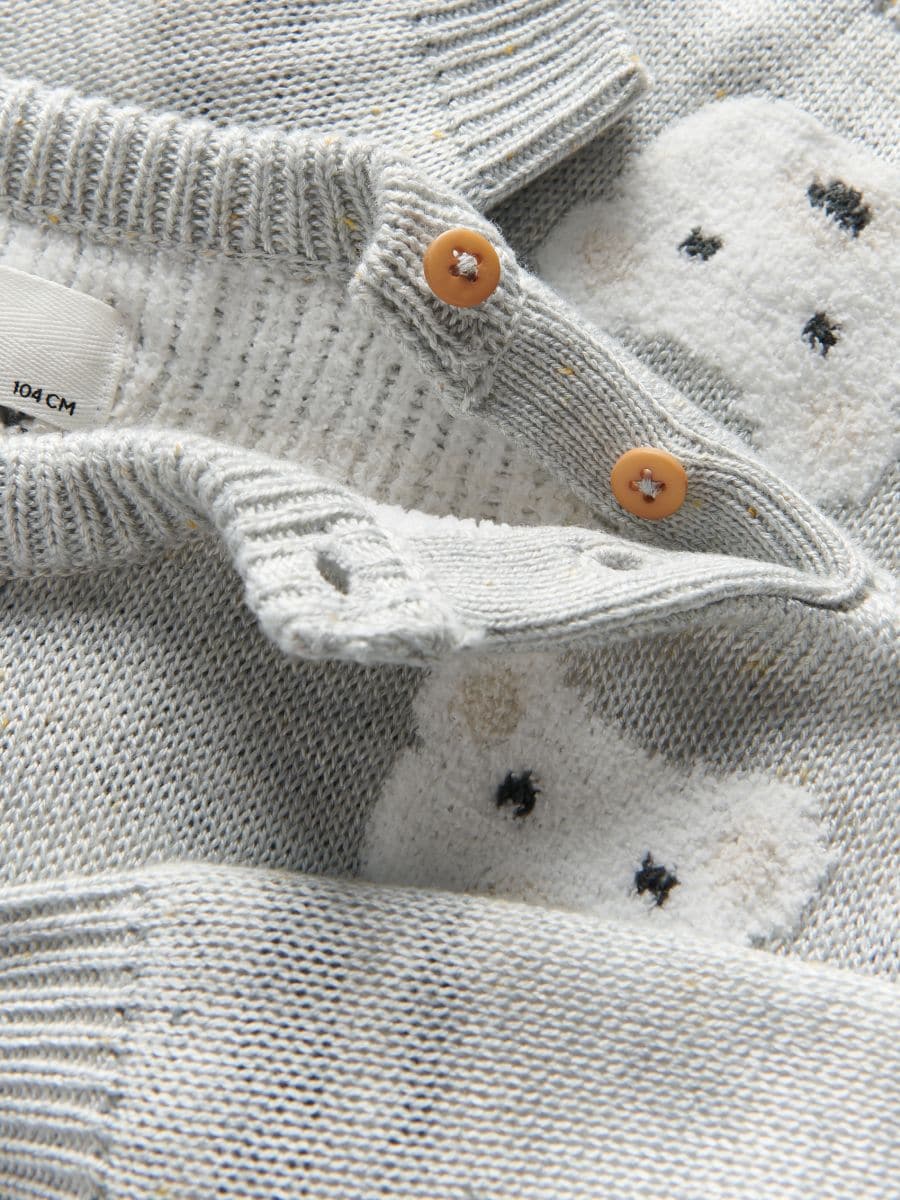 Patterned jumper - light grey - RESERVED - 3