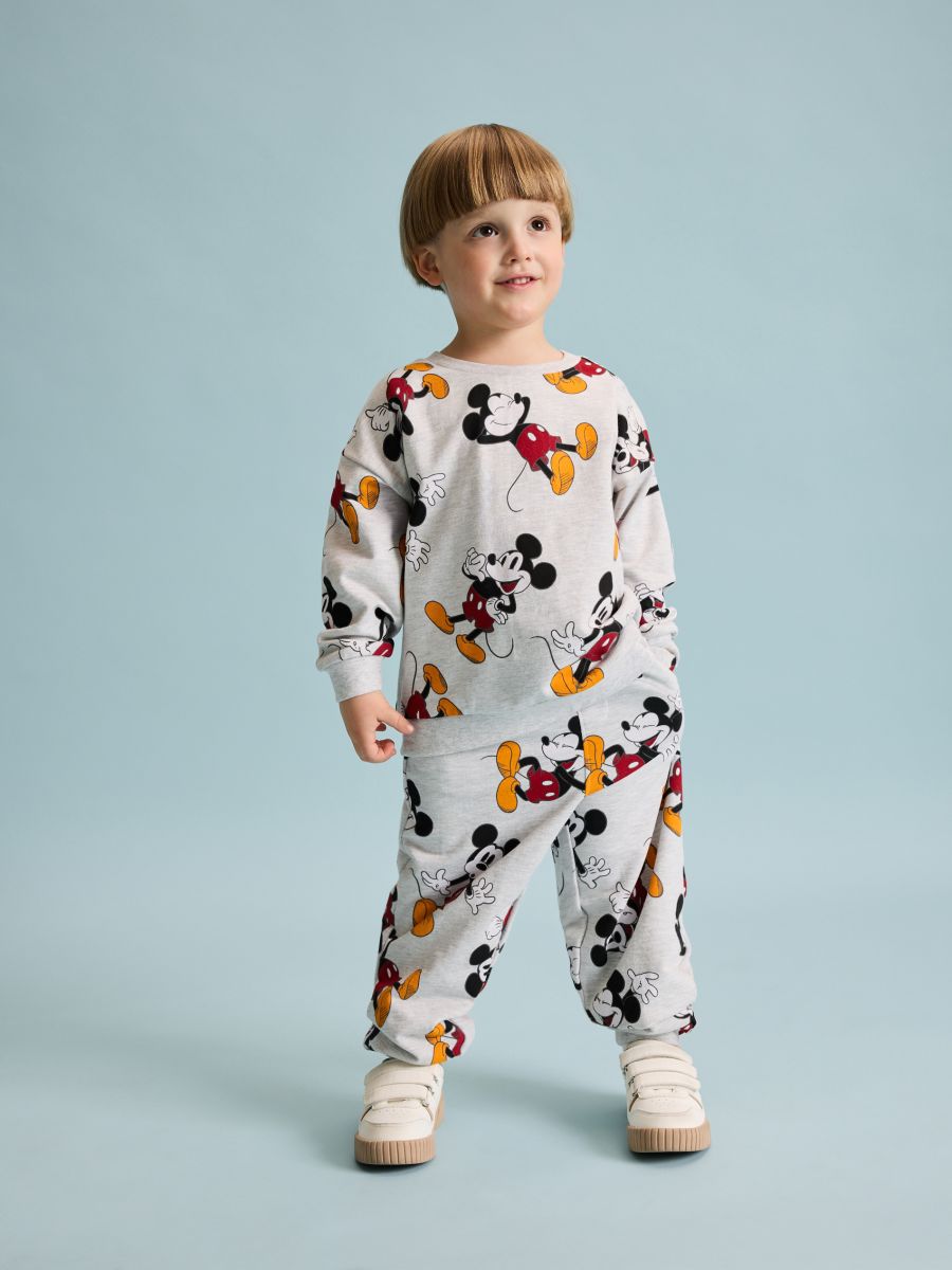 Ensemble en coton Mickey Mouse - Gris clair - RESERVED - 4