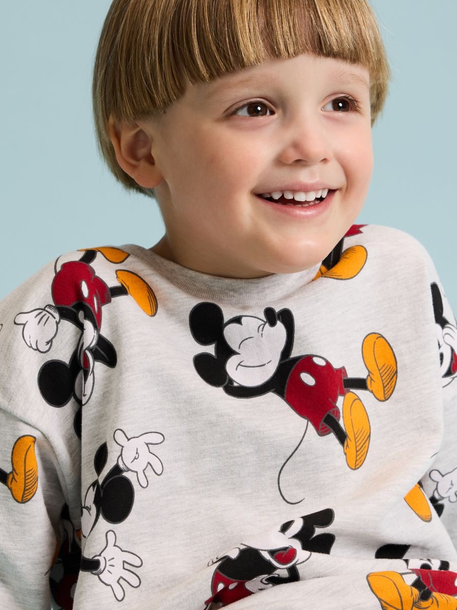 Ensemble en coton Mickey Mouse - Gris clair - RESERVED - 5