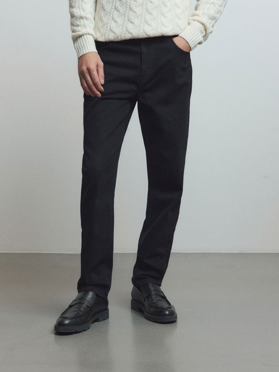 Regular-Fit-Jeans - schwarz - RESERVED
