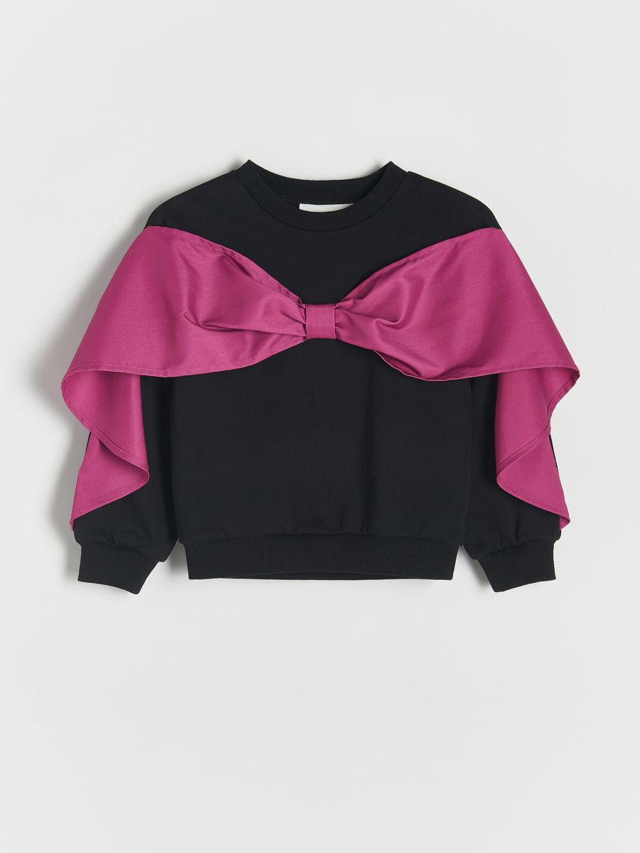 GIRLS` JOGGING TOP - black - RESERVED