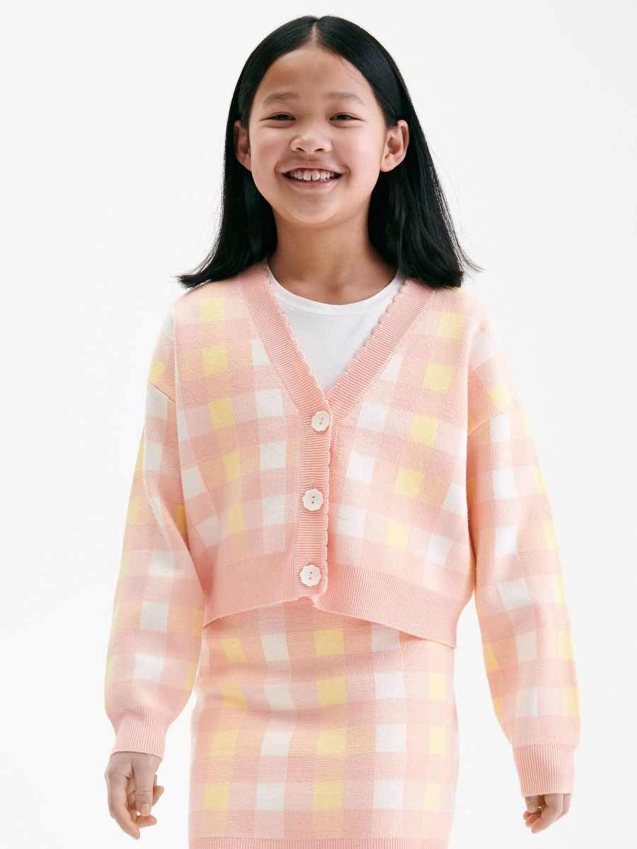 Check cardigan - multicolor - RESERVED - 6