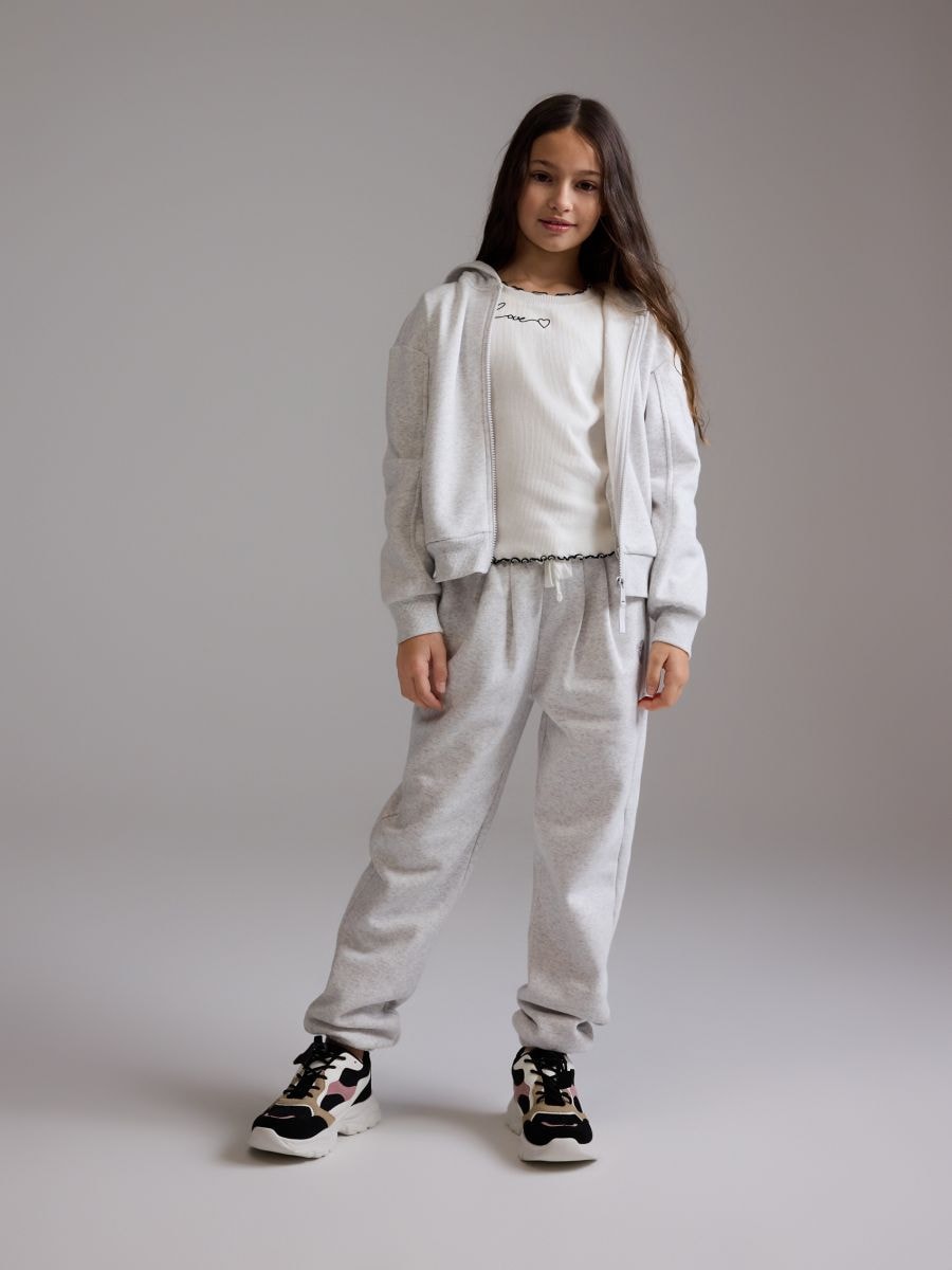 Hoodie - light grey - RESERVED - 3