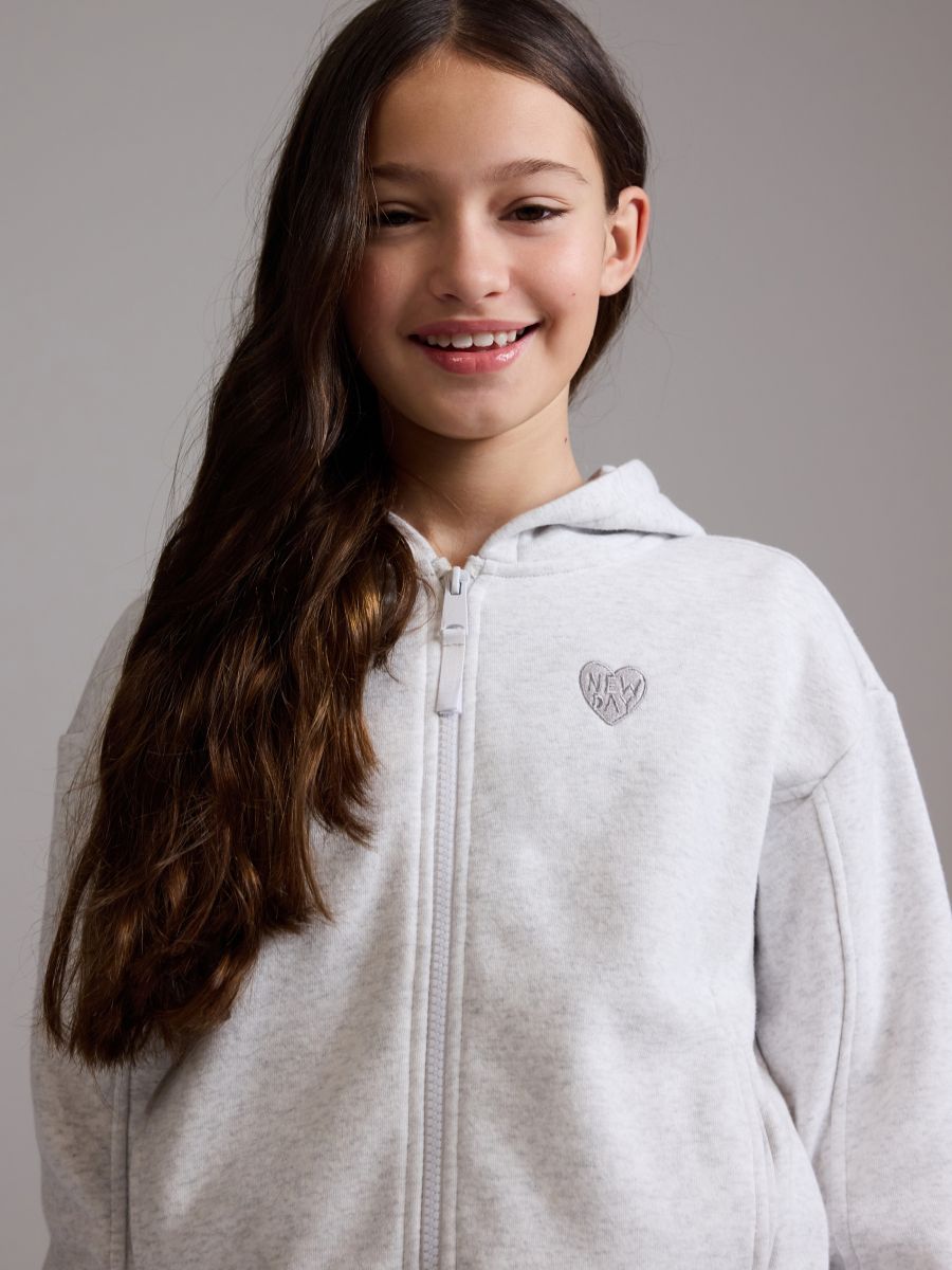 Hoodie - light grey - RESERVED - 6