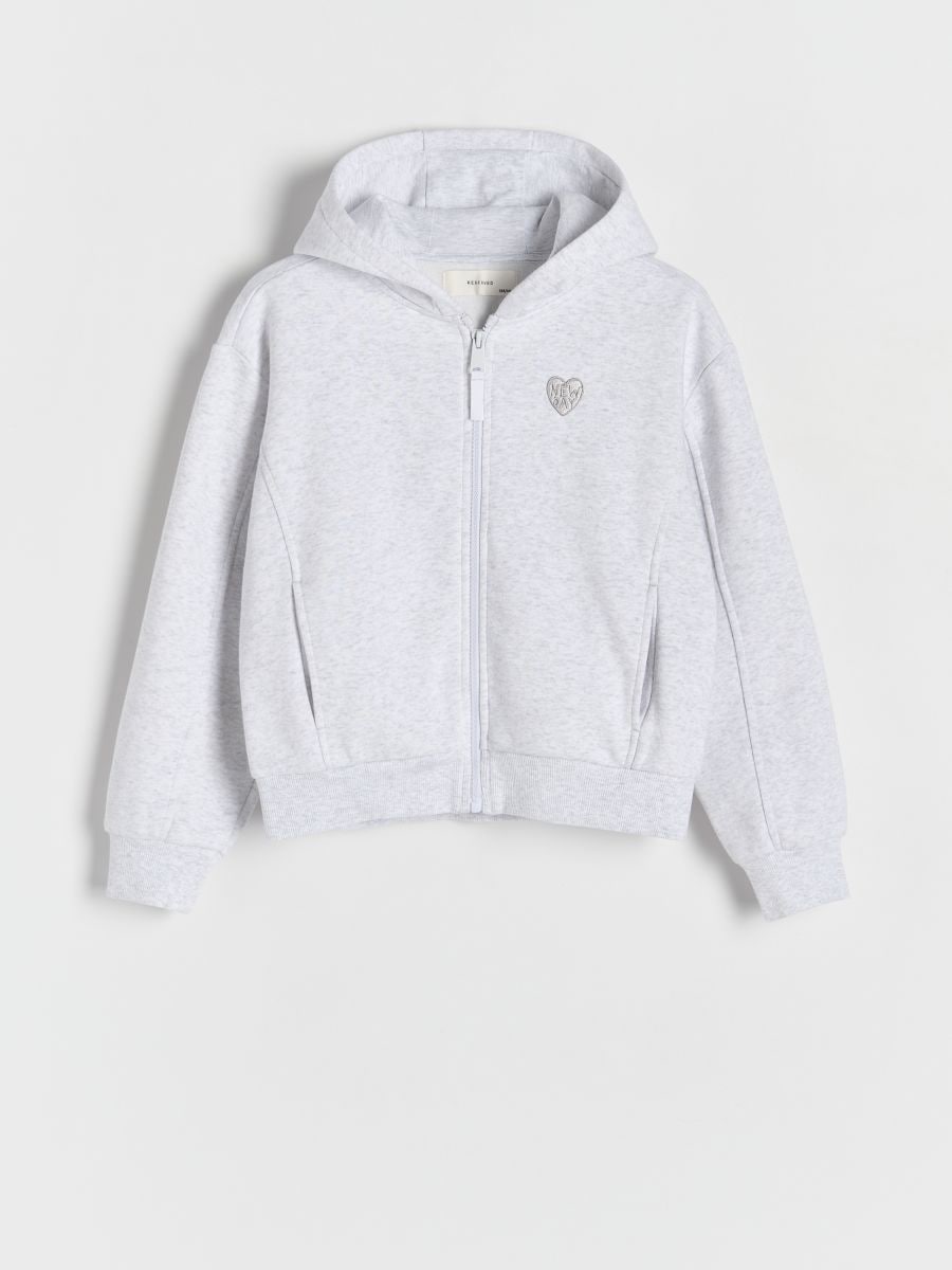 Hoodie - light grey - RESERVED - 2