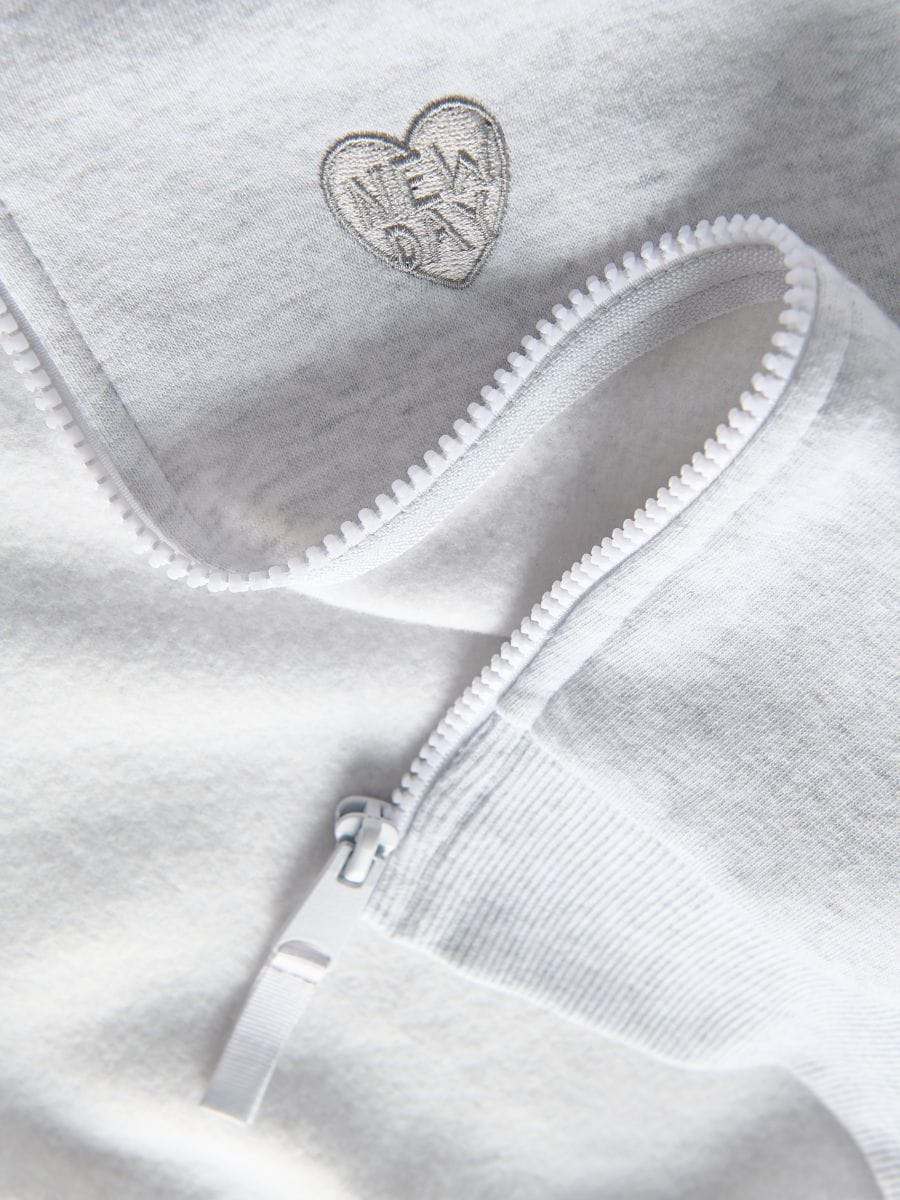 Hoodie - light grey - RESERVED - 5