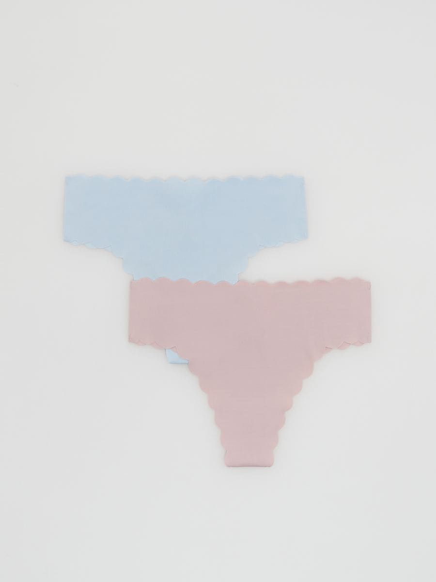 Seamless thongs 2 pack Color pastel pink - RESERVED - 4370M-03X