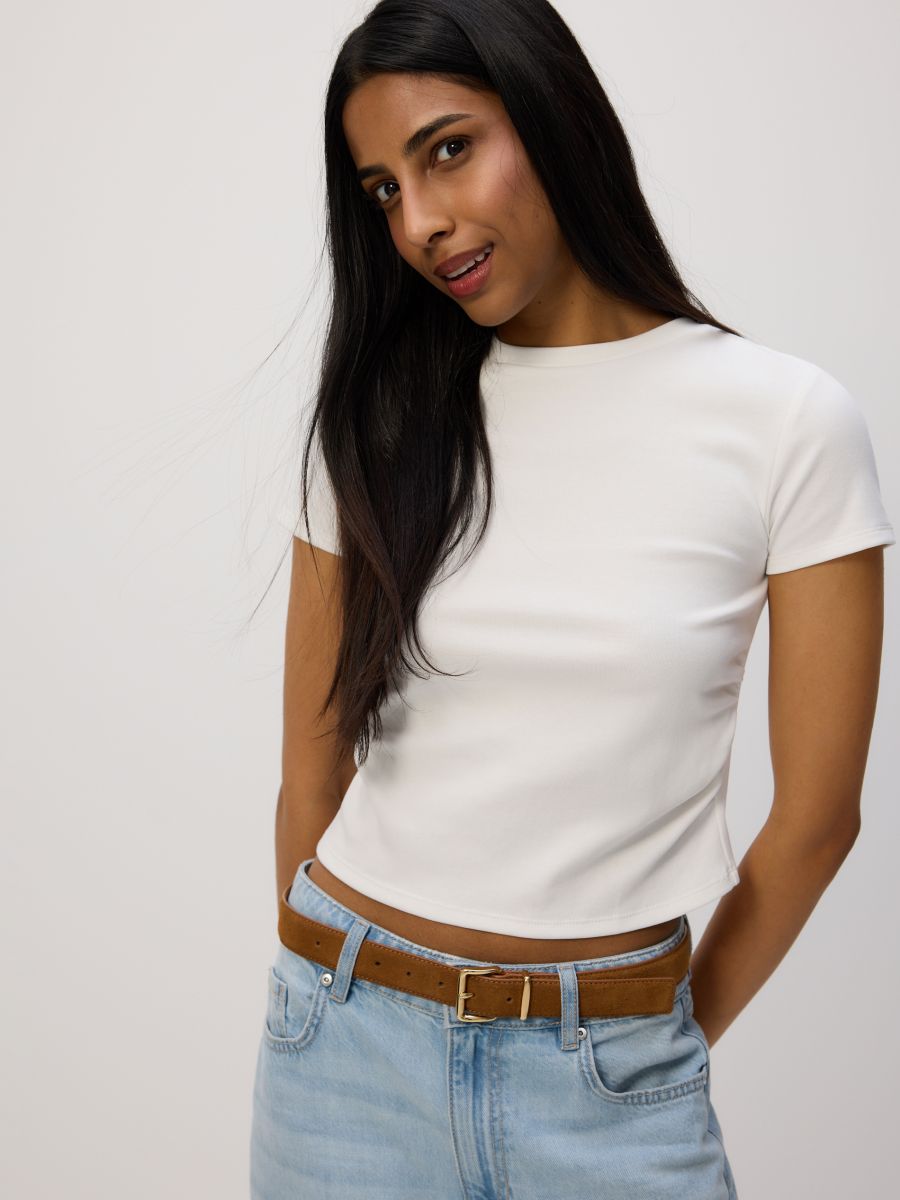 LADIES` BLOUSE - white - RESERVED - 3