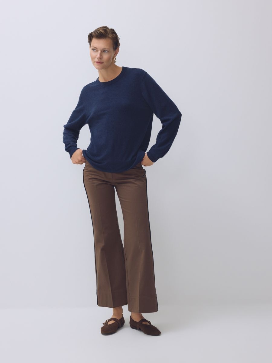 Cashmere blend jumper - navy - RESERVED