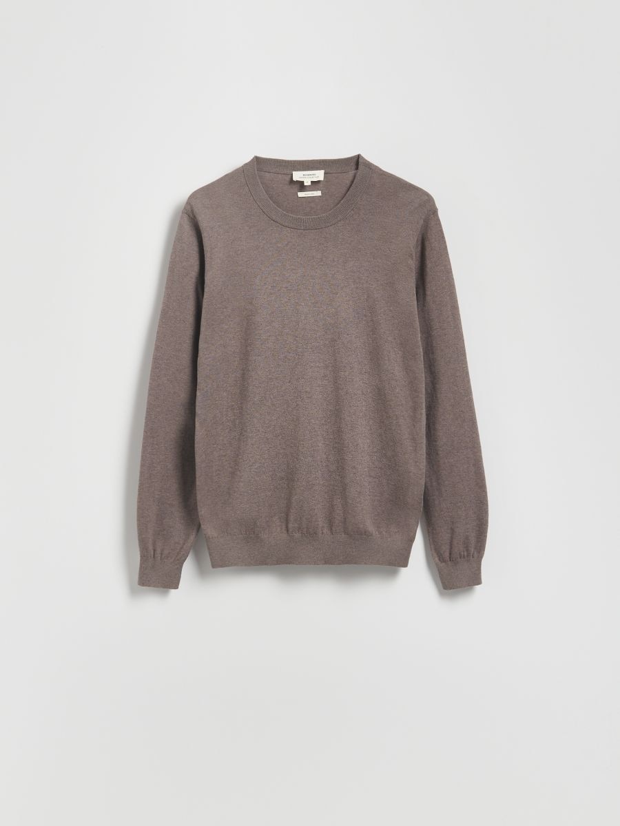 Cashmere blend jumper - beige - RESERVED