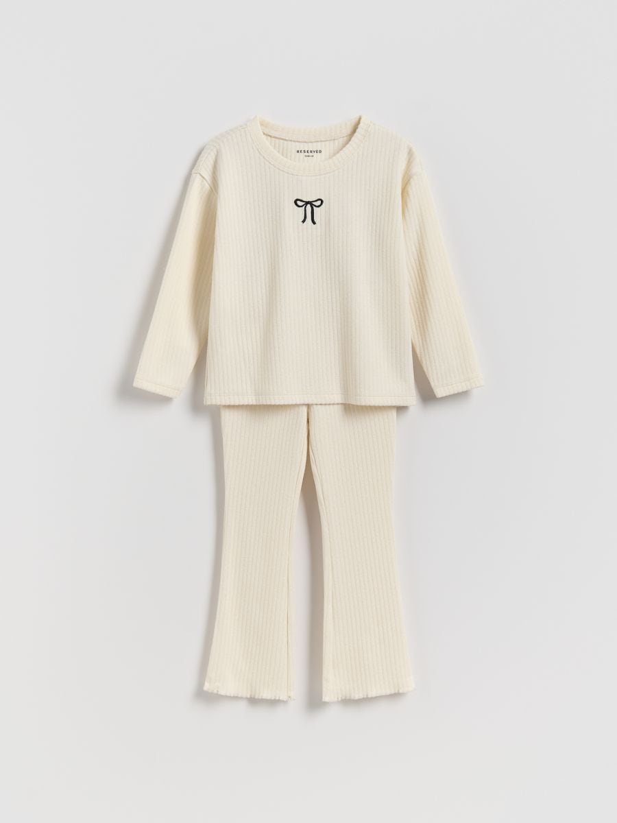 BABIES` BLOUSE & TROUSERS - nude - RESERVED