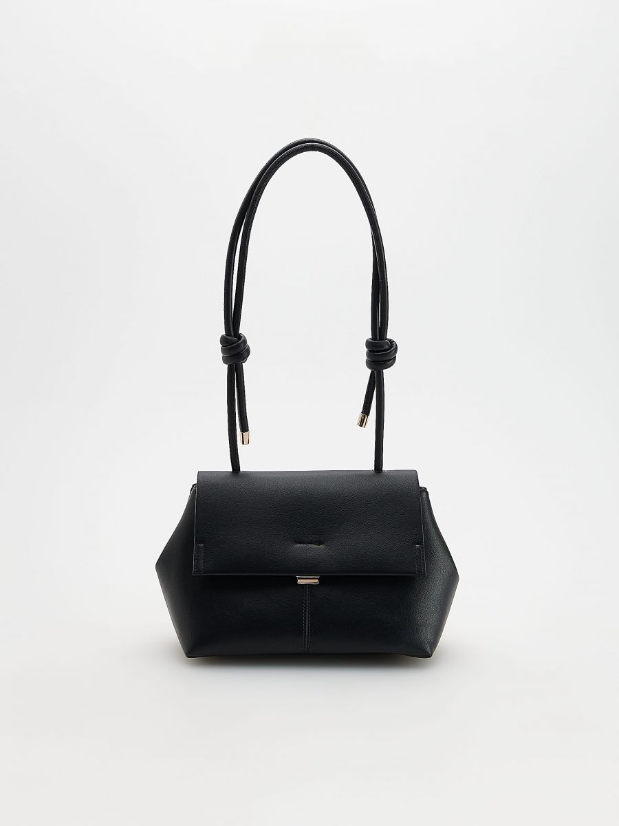 Crossbody torba od veštačke kože - crno - RESERVED - 3