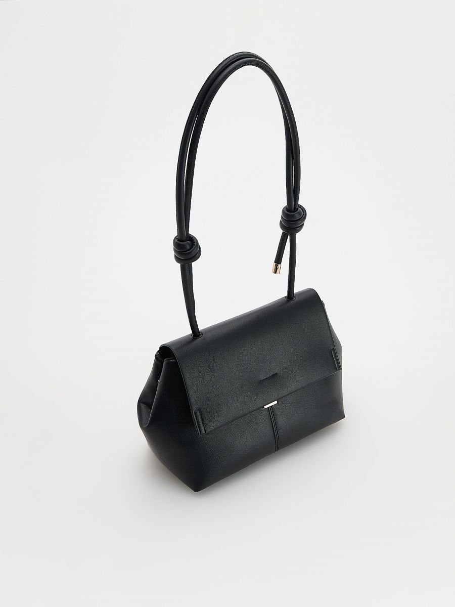 Crossbody torba od veštačke kože - crno - RESERVED - 4