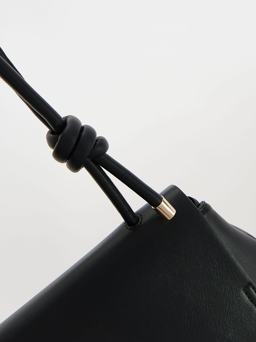 Crossbody torba od veštačke kože - crno - RESERVED - 6