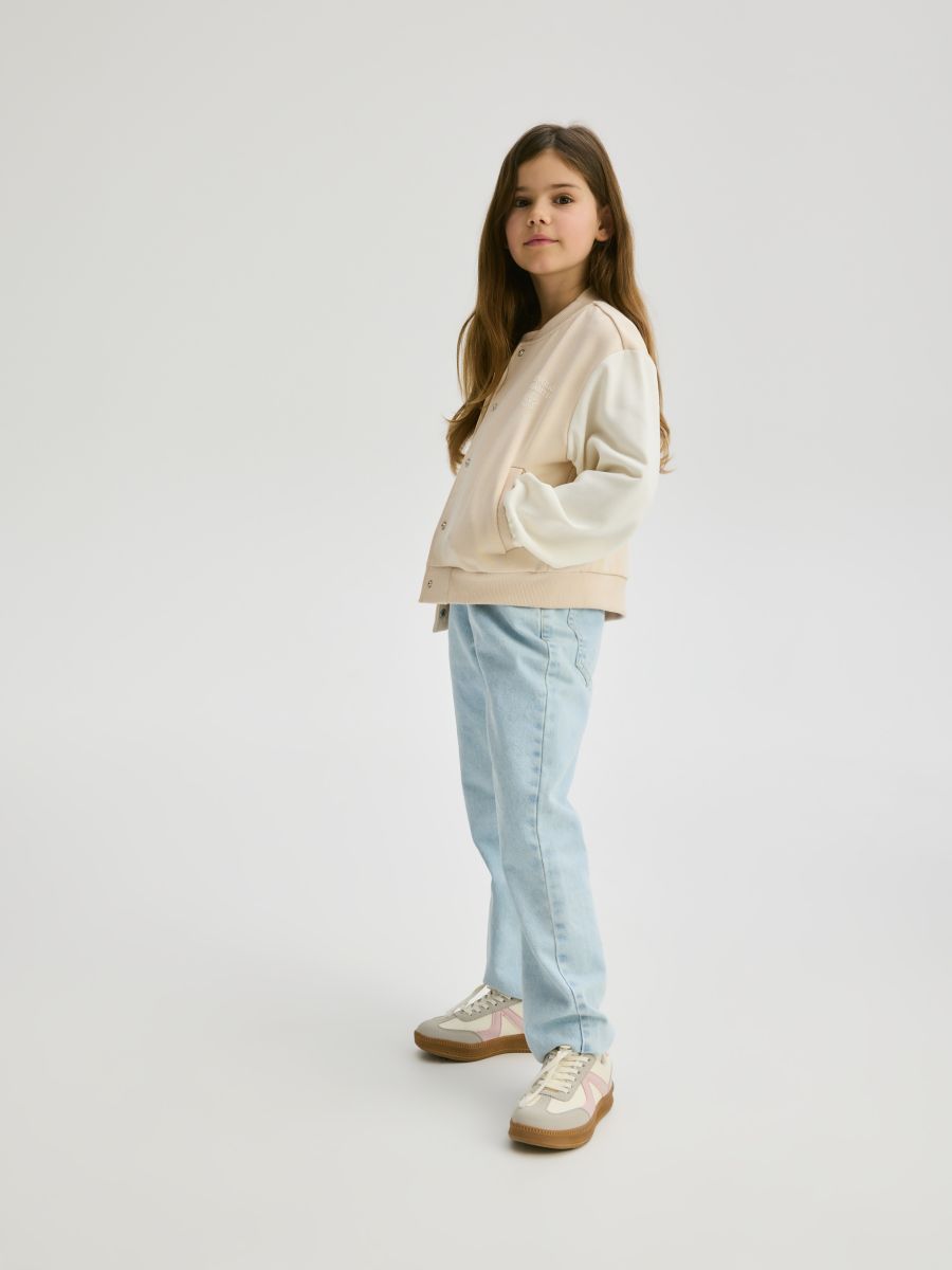 Sweat bomber zippé - nude - RESERVED - 3