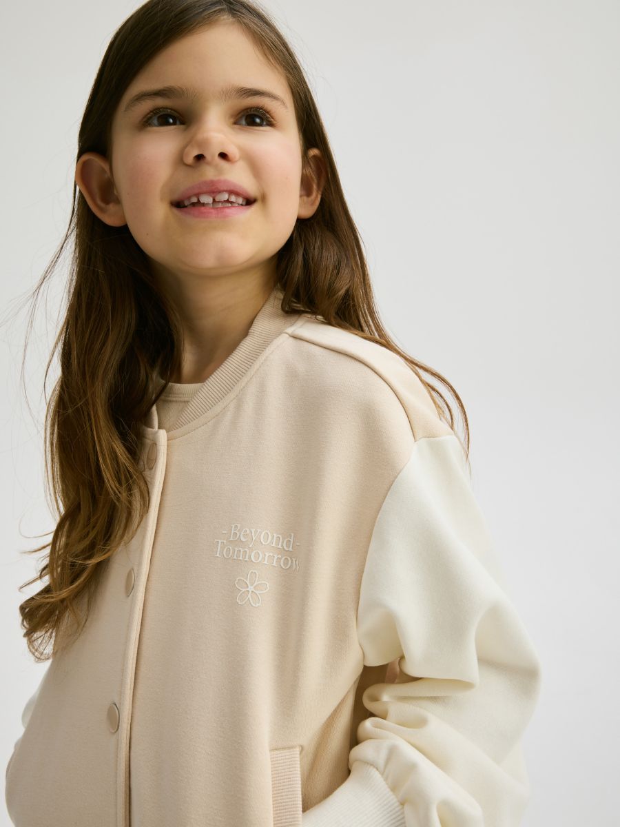 Sweat bomber zippé - nude - RESERVED - 5