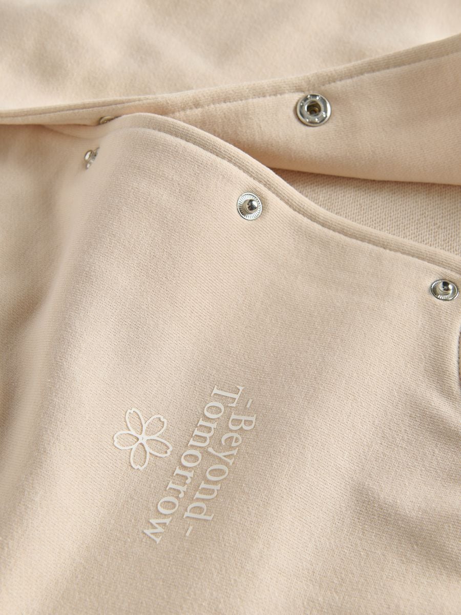 Sweat bomber zippé - nude - RESERVED - 4